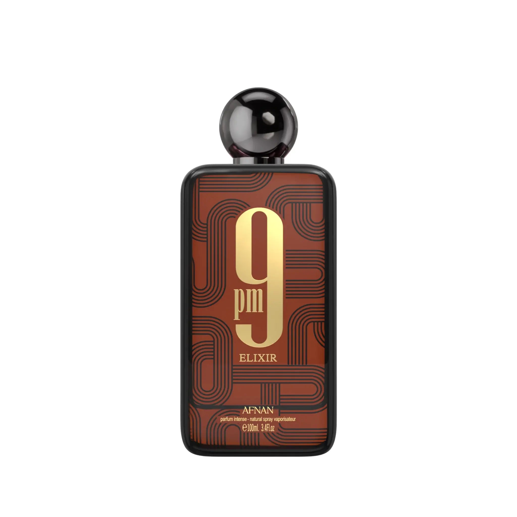 Afnan 9 PM Elixir Parfum Intense 100ml bottle