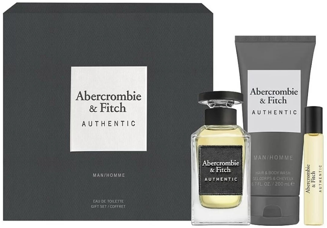 Abercrombie & Fitch Authentic (M) Edt 100ml Set